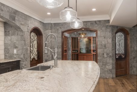 Stunning Basement with Wine Room